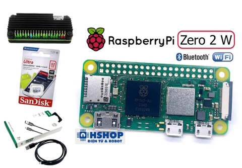 Combo Raspberry Pi Zero 2 W Basic Kit