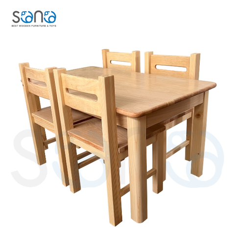 Bàn và ghế hình chữ nhật - S325