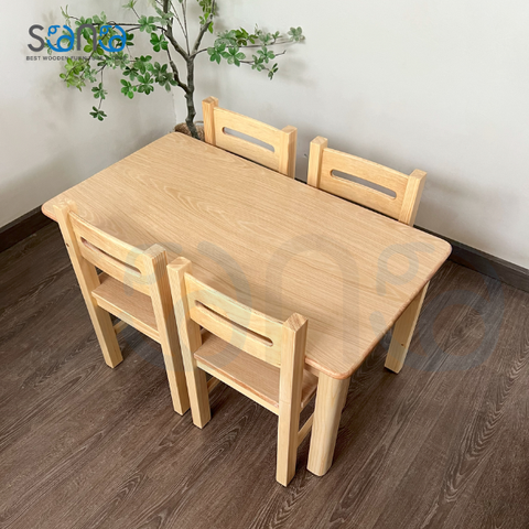 Bàn và ghế hình chữ nhật - S325