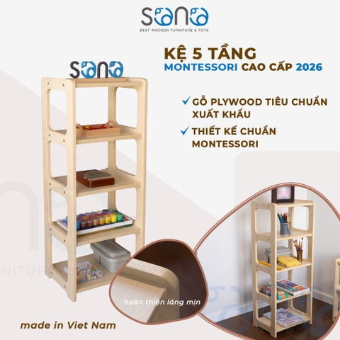 Kệ đồ chơi 5 tầng cao cấp SONO SK1