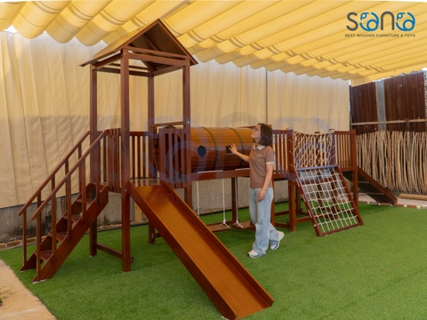 Bộ vận động gỗ ngoài trời V26.1_BeU