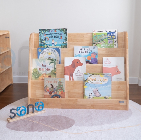Kệ sách cho bé 4 tầng Cao Su SONO SB3