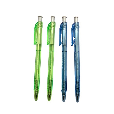 [Lẻ 1 cây] Bút viết bi bấm Gstar BP-69 / BP69 ngòi 0.5mm mực xanh (Sản xuất tại Malaysia)