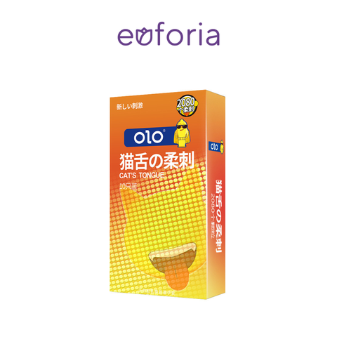 Bao cao su OLO lưỡi mèo gân gai tăng khoái cảm