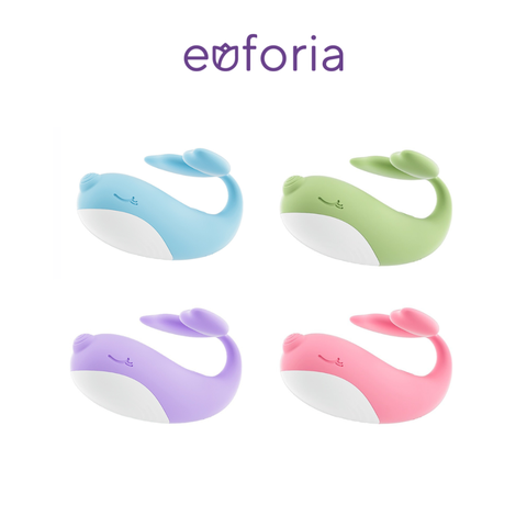 Trứng rung hình cá voi Lily điều khiển qua app 20 chế độ rung