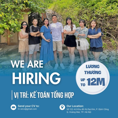 Wicomed Tuyển Dụng - Kế Toán Tổng Hợp