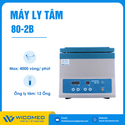 Máy Ly Tâm Trung Quốc 12 Ống Jiaxi 80-2B