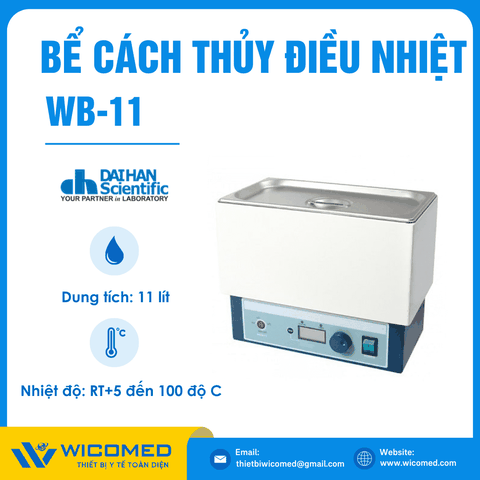 Bể Cách Thuỷ Điều Nhiệt 11 Lít Daihan WB-11
