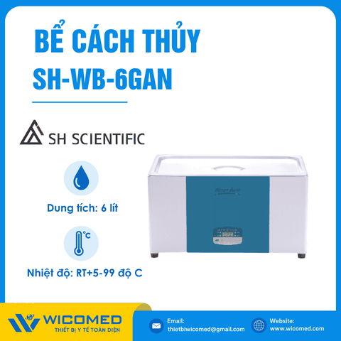Bể Cách Thuỷ 6 Lít SH Scientific SH-WB-6GAN