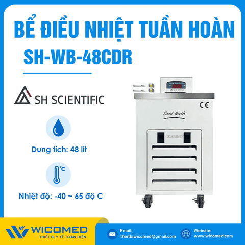 Bể Tuần Hoàn Lạnh 48 Lít SH Scientific Hàn Quốc SH-WB-48CDR