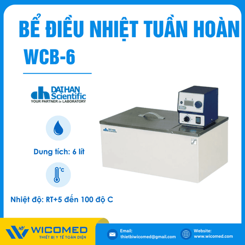 Bể Điều Nhiệt Tuần Hoàn 6 Lít Daihan WCB-6