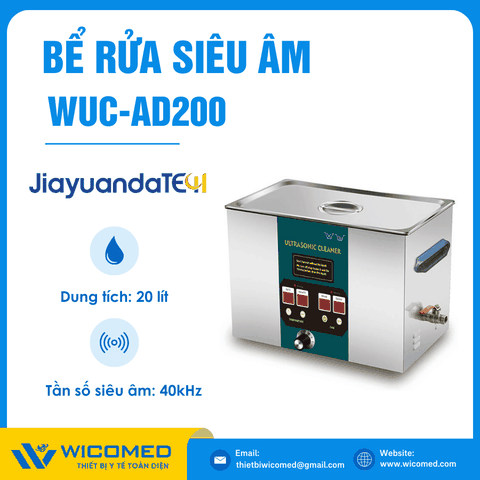Bể Rửa Siêu Âm 20 Lít Jiayuanda WUC-AD200