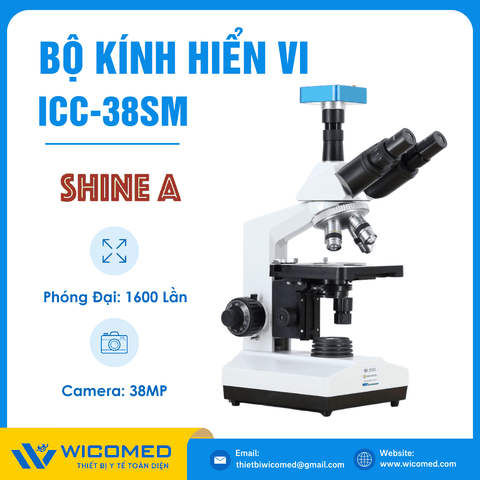 Bộ Kính Hiển Vi Kết Nối Máy Tính Shine A ICC-38SM