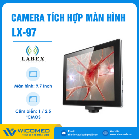 Camera Kèm Màn Hình 9.7 inch | Chuyên Dụng Cho Kính Hiển Vi LX-97