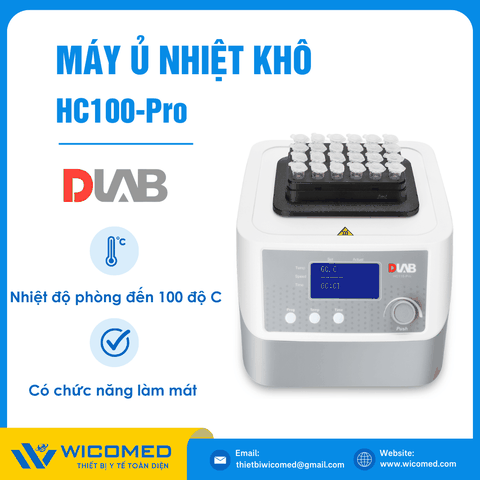 Máy Ủ Nhiệt Khô Có Làm Lạnh Dlab HC100-Pro