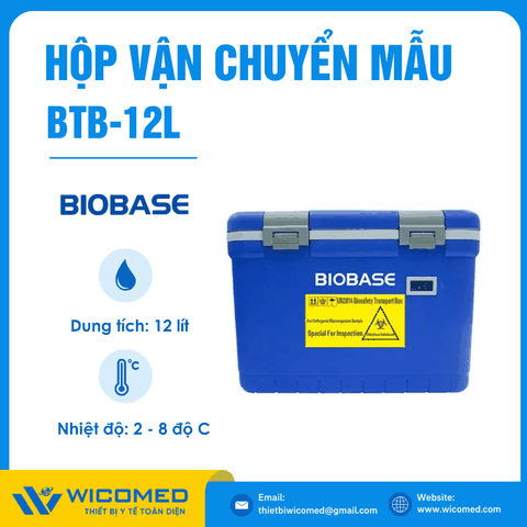 Hộp Vận Chuyển Mẫu - Vắc Xin 12 Lít Biobase BTB-12