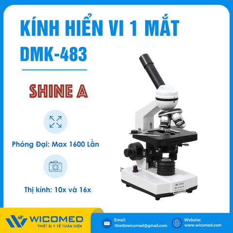 Kính Hiển Vi Sinh Học 1 Mắt Shine A DMK-483
