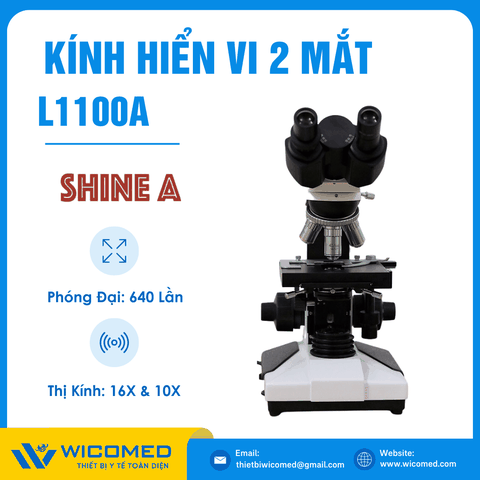 Kính Hiển Vi Sinh Học 2 Mắt Shine A L1100A