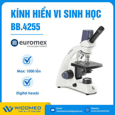 Kính Hiển Vi 1 Mắt Kèm Camera 400 Lần Euromex BB.4225