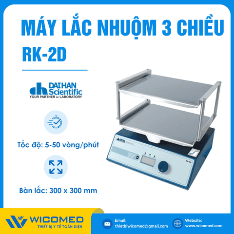 Máy Lắc Nhuộm 3 Chiều 300x300mm Daihan RK-2D