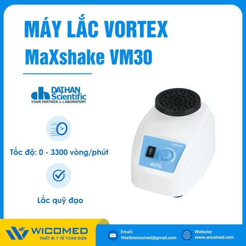 Máy Lắc Vortex 0 - 3300 Vòng/ Phút Daihan MaXshake VM30