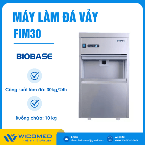 Máy Làm Đá Vảy 30kg/Ngày Biobase FIM30