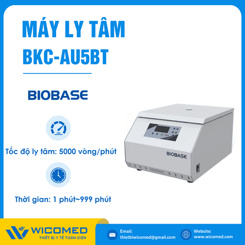 Máy Ly Tâm 5000 Vòng/Phút Biobase BKC-AU5BT