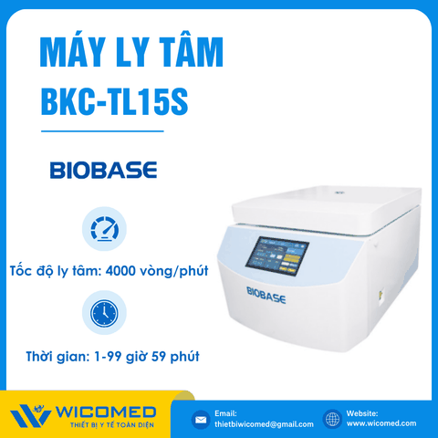 Máy Ly Tâm 4000 Vòng/Phút Biobase BKC-TL15S