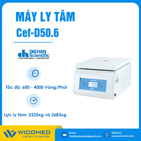 Máy Ly Tâm 4000 Vòng/Phút Daihan Cef-D50.6