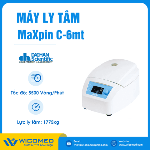 Máy Ly Tâm 5500 Vòng/ Phút Daihan MaXpin C-6mt