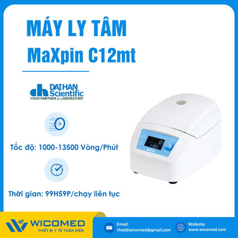 Máy Ly Tâm 13500 Vòng/ Phút Daihan MaXpin C-12mt