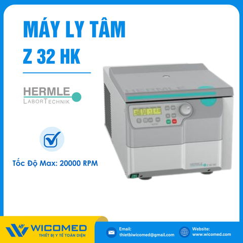 Máy Ly Tâm Tốc Độ Cao Hermle Z 32 HK