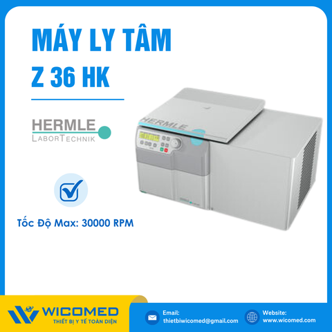 Máy Ly Tâm Tốc Độ Cao Hermle Z 36 HK