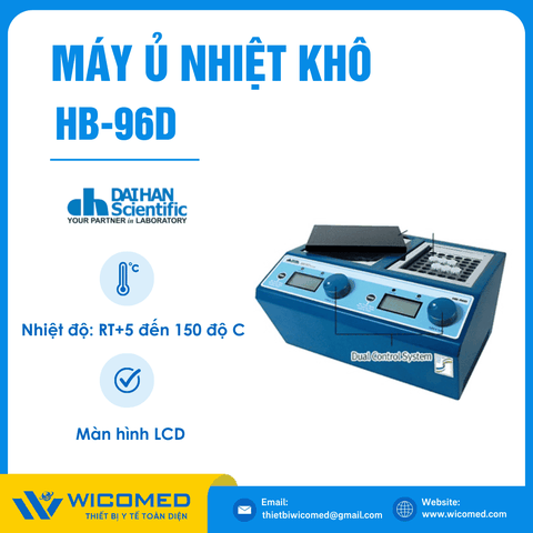 Máy Ủ Nhiệt Khô 150 Độ Daihan MaXtable HB-96D