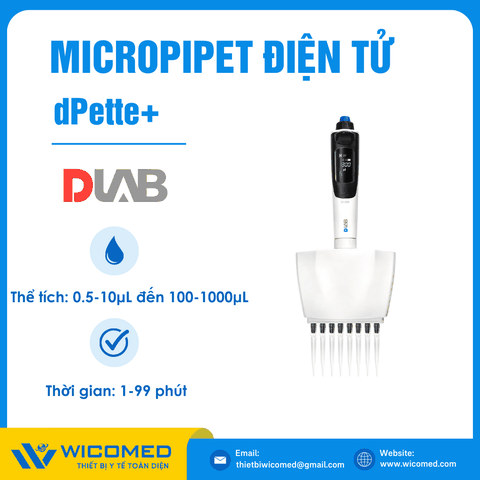 Micropipet Điện Tử Đa Năng Dlab dPette+