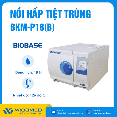 Nồi hấp Tiệt Trùng Để Bàn 18 Lít Biobase BKM-P18(B)