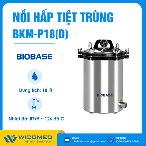 Nồi hấp Tiệt Trùng Để Bàn 18 Lít Biobase BKM-P18(D)