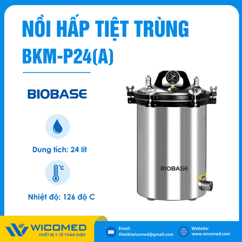 Nồi Hấp Tiệt Trùng Để Bàn 24 Lít Biobase BKM-P24(A)