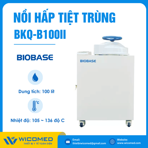 Nồi hấp Tiệt Trùng Sấy Khô 100 Lít Biobase BKQ-B100II