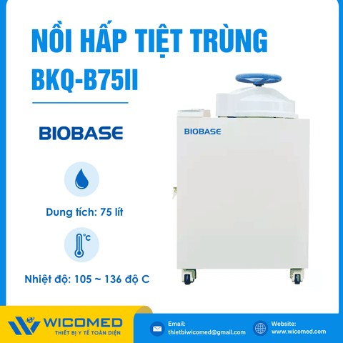 Nồi hấp Tiệt Trùng Sấy Khô 75 Lít Biobase BKQ-B75II