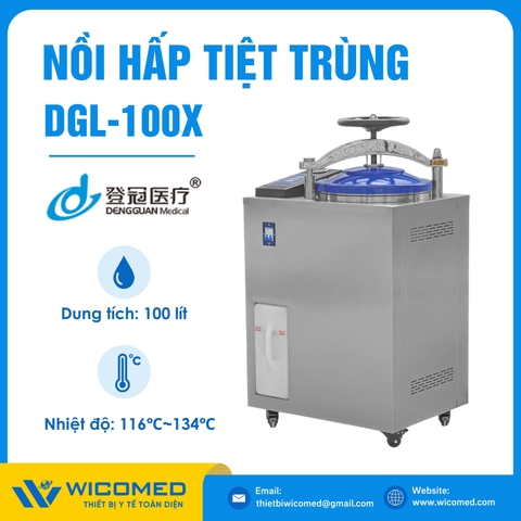 Nồi Hấp Tiệt Trùng Có Sấy Dengguan DGL-100X | 100 Lít