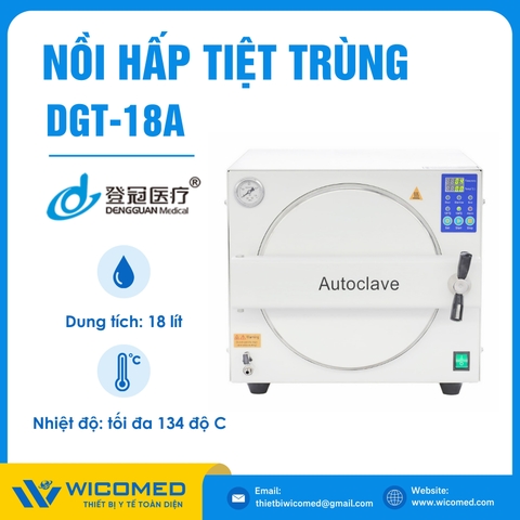 Nồi Hấp Tiệt Trùng Để Bàn Dengguan DGT-18A | 18 Lít