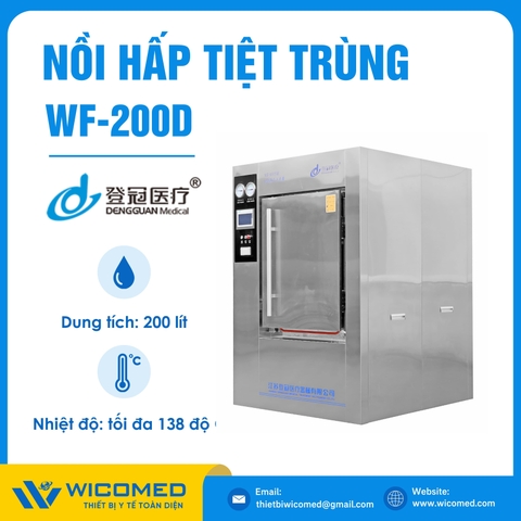 Nồi Hấp Tiệt Trùng Dengguan WF-200D | 200 Lít