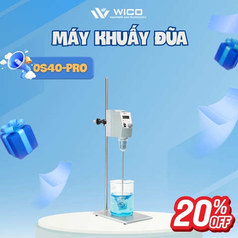 Máy Khuấy Đũa Màn Hình LCD OS40-Pro | 40 Lít (Nước)