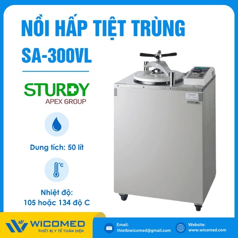 Nồi Hấp Tiệt Trùng 50 Lít Sturdy Đài Loan SA-300VL