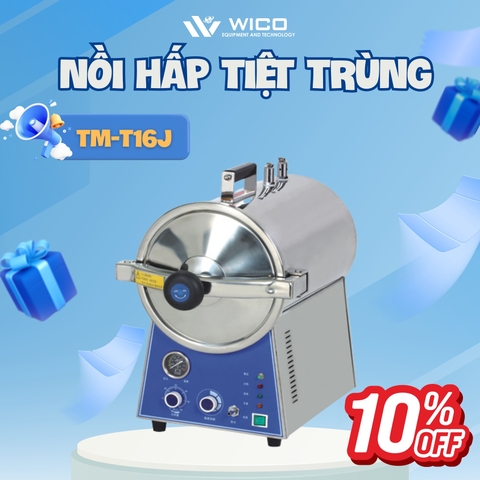 Nồi Hấp Tiệt Trùng Để Bàn 16 Lít Jibimed TM-T16J