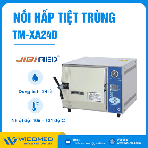 Nồi Hấp Tiệt Trùng Để Bàn 24 Lít Jibimed TM-XA24D