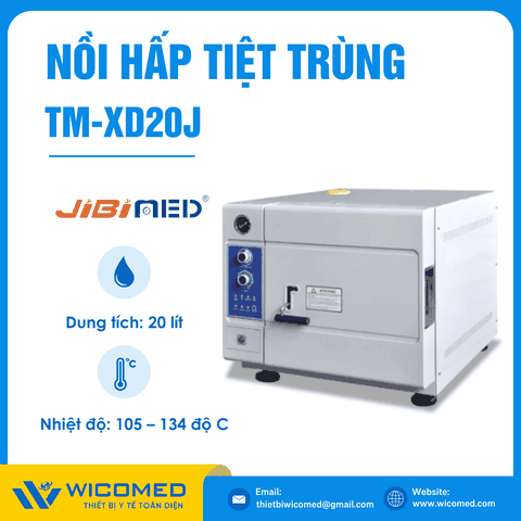 Nồi Hấp Tiệt Trùng Để Bàn 20 Lít Jibimed TM-XD20J