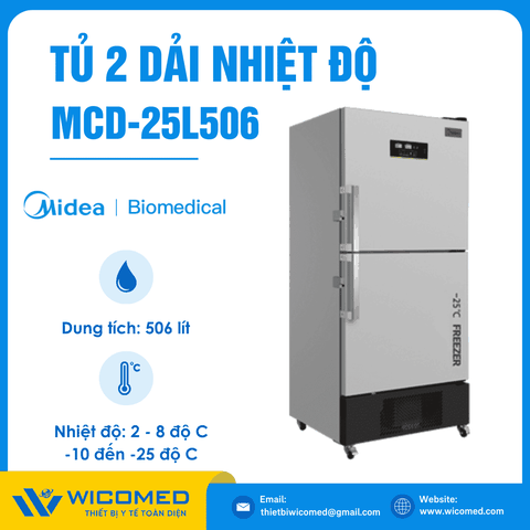 Tủ Bảo Quản 2 Dải Nhiệt Độ 506 Lít Midea MCD-25L506