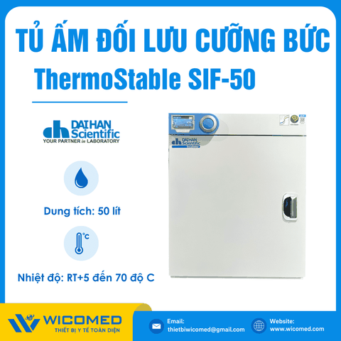 Tủ Ấm Đối Lưu Cưỡng Bức 50 Lít Daihan ThermoStable SIF-50